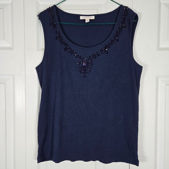 JM Collection Women's Top Large - Picture 2 of 6